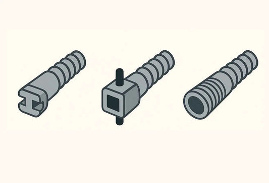Kupplungssysteme von Rohrreinigungsspiralen – T-Nut, Vierkant oder Gewinde? - Meisterfaktur