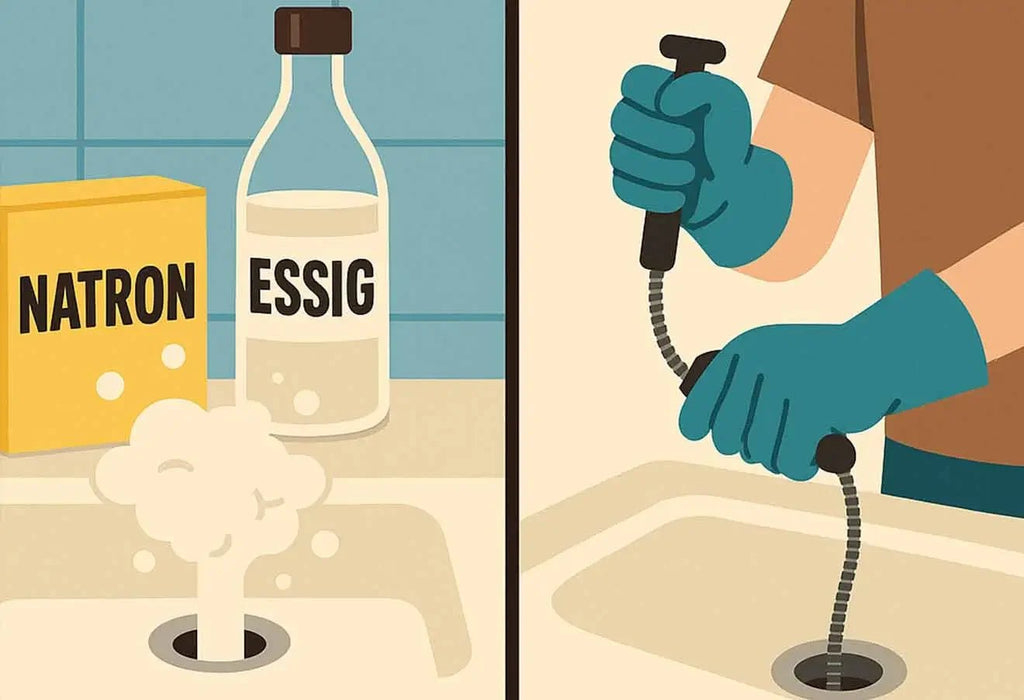 Abfluss reinigen ohne Chemie - Meisterfaktur