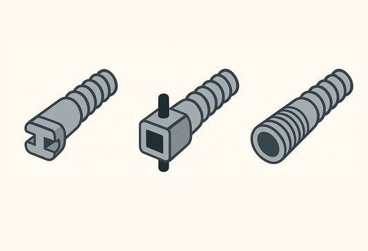 Kupplungssysteme von Rohrreinigungsspiralen – T-Nut, Vierkant oder Gewinde?