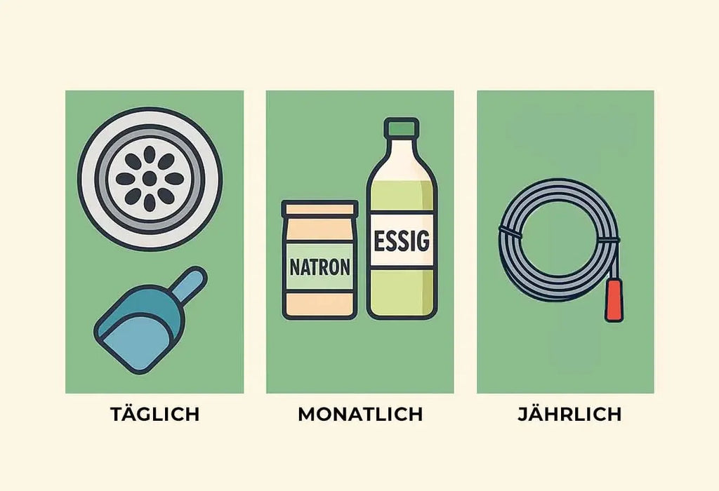 Rohrverstopfungen vorbeugen – die 3-Intervall-Methode für dauerhaft freie Abflüsse - Meisterfaktur